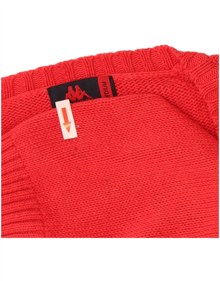 Kappa Herre V-hals sweater Medium Rød Bomuld