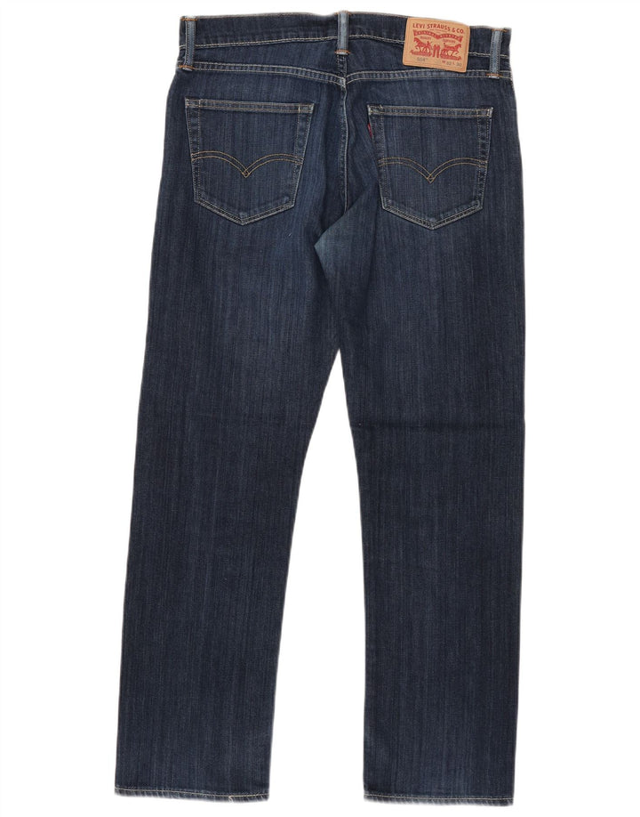 LEVI'S Herre 504 Straight Jeans W32 L30 Blå Bomuld