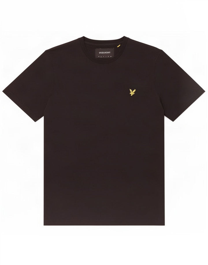 Lyle & Scott Herre T-shirt Top Lille sort bomuld