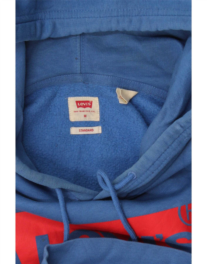 Levi's Standard grafisk hættetrøje til mænd mellemblå
