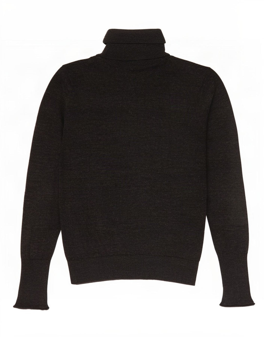 Zara Dame Rullehals Jumper Sweater UK 14 Medium Grey Polyester