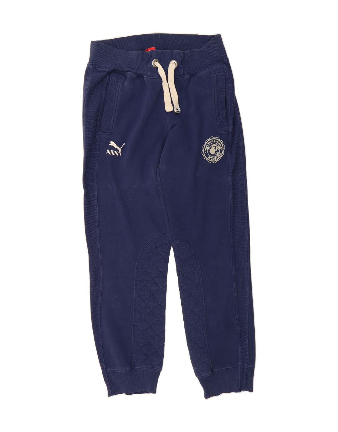 PUMA Mens Tracksuit Trousers Joggers Medium  Navy Blue Vintage Puma and Second-Hand Puma from Messina Hembry 