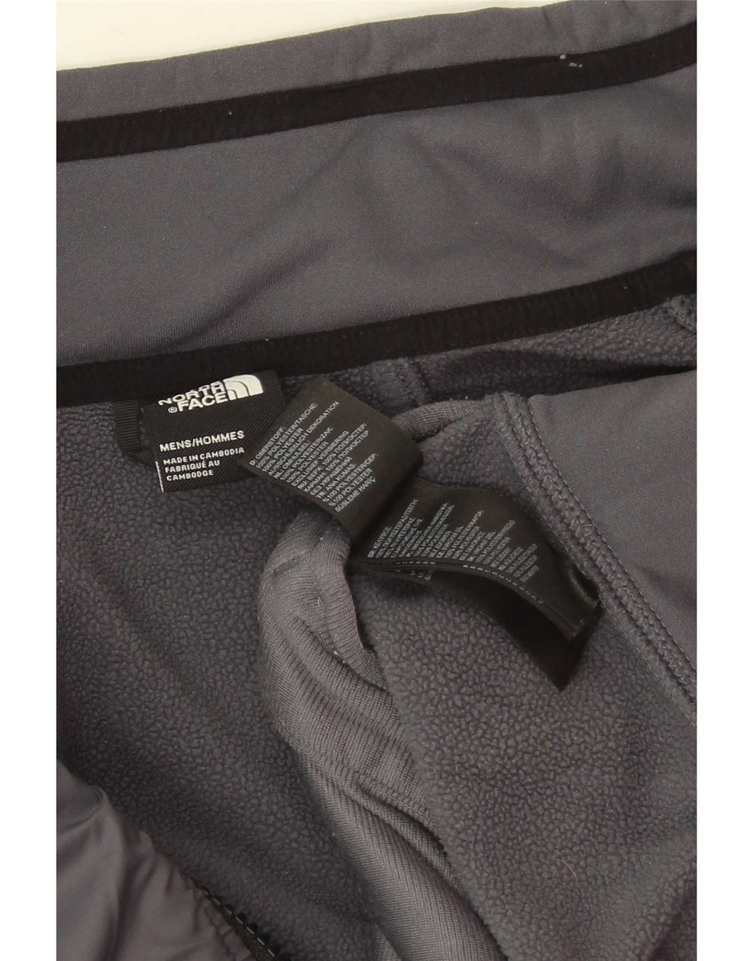 The North Face Herre træningsdragt Top jakke lille grå polyester