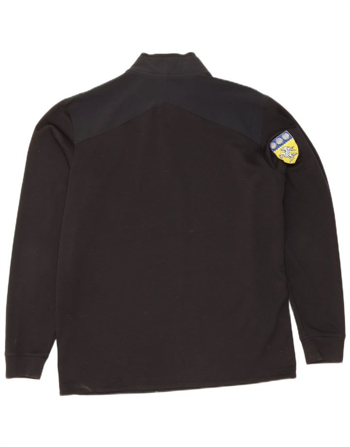 Nike Herre Dri Fit Standard Pullover Træningsdragt Top Medium Sort Colourblock