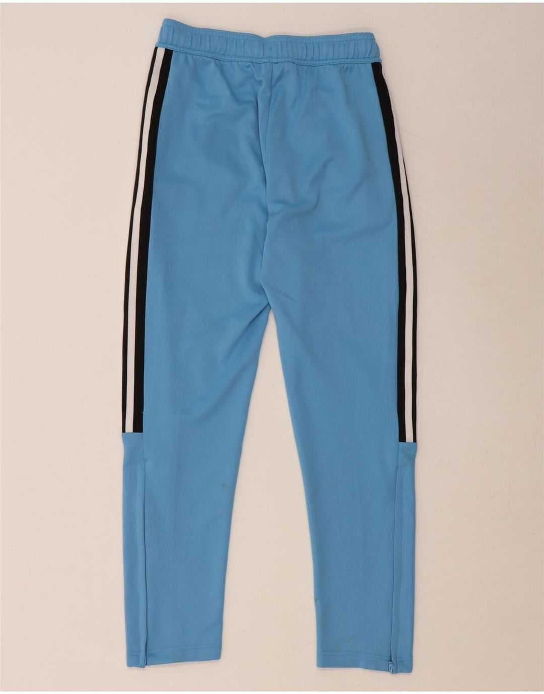 ADIDAS Boys Graphic Full Tracksuit 13-14 Years  Blue Colourblock Polyester