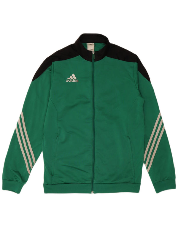 Adidas Træningsdragt til mænd Topjakke Medium Grøn Colourblock Polyester