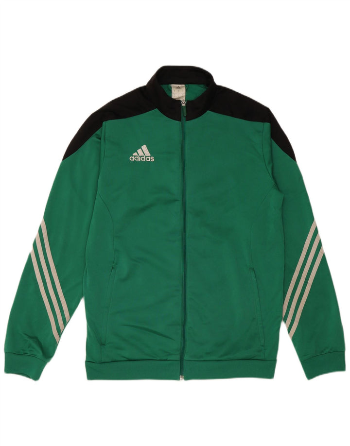 Adidas Træningsdragt til mænd Topjakke Medium Grøn Colourblock Polyester