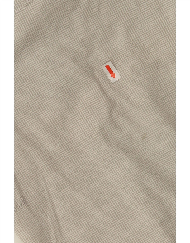 CALVIN KLEIN Mens Cargo Shorts W33 Medium  Grey Check Cotton