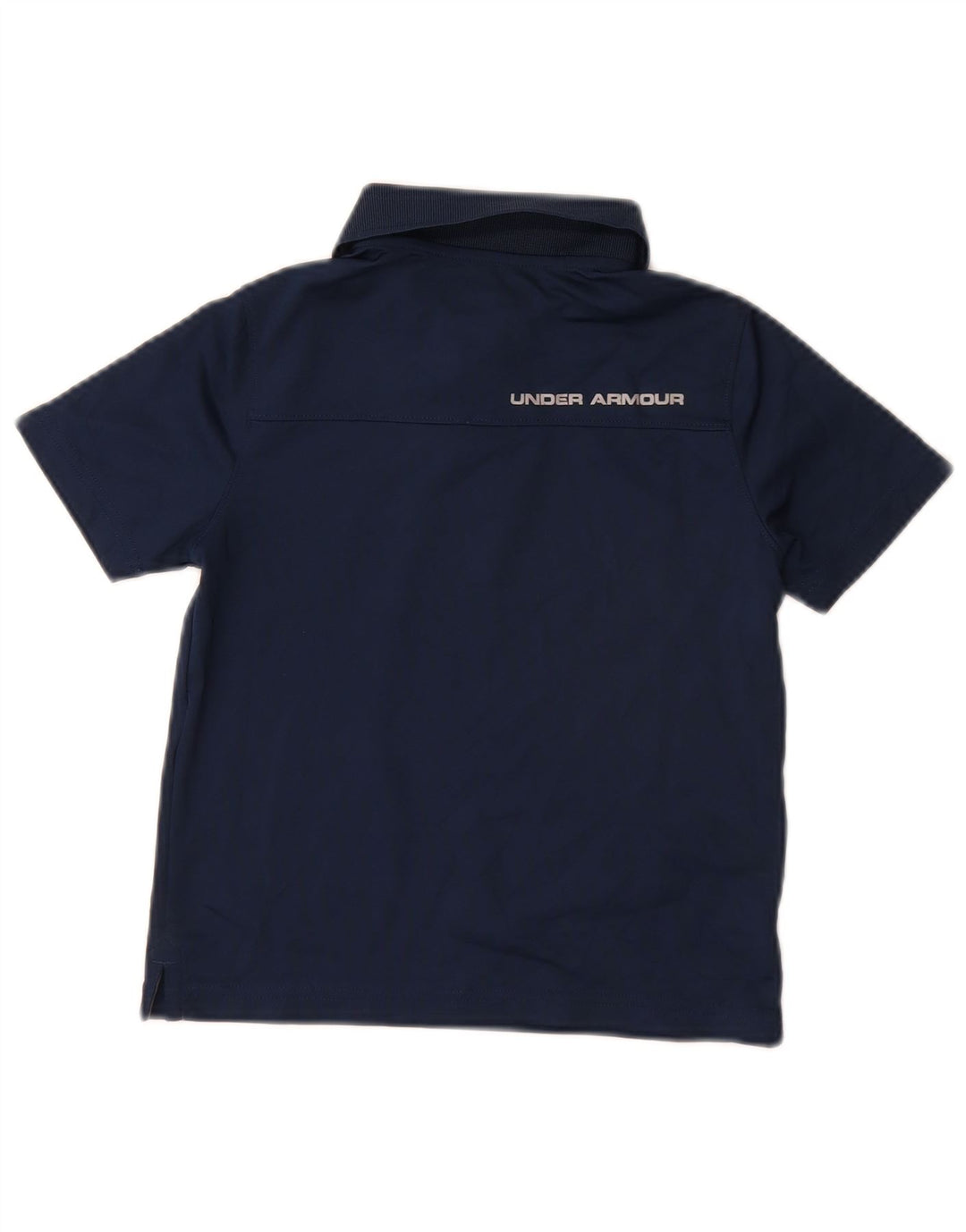UNDER ARMOUR Boys Heat Gear Polo Shirt 6-7 år XS Navy Blue