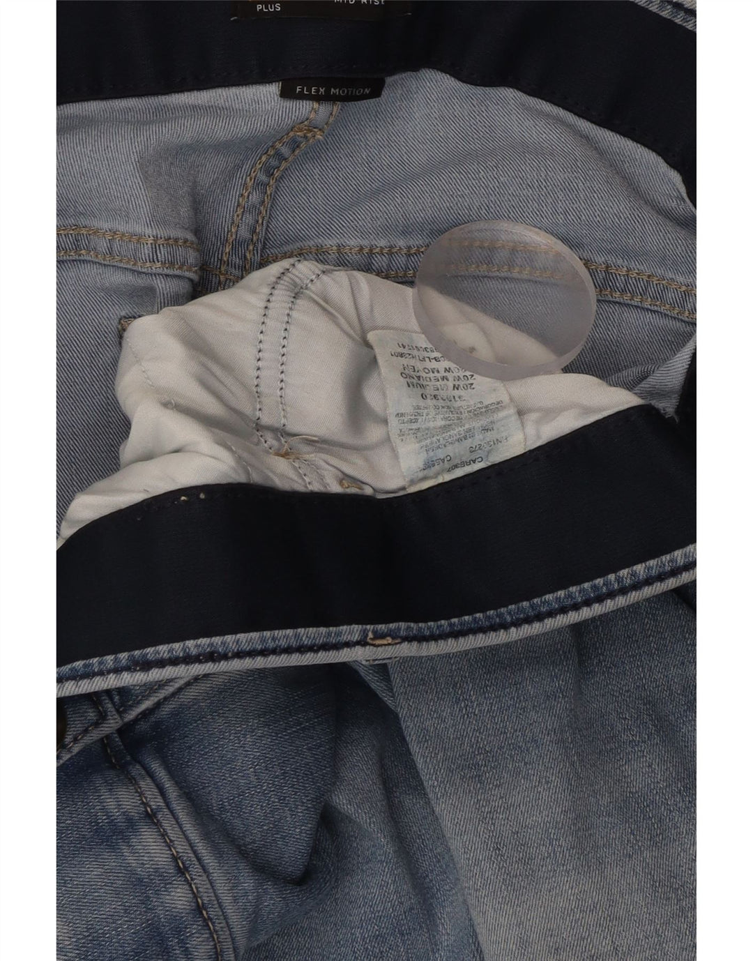 LEE Dame Mid Rise Regular Fit Bermuda Denim Shorts W40 2XL Blå Bomuld