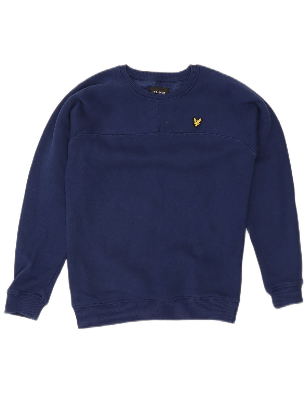 Lyle & Scott Boys Sweatshirt Jumper 9-10 år Marineblå bomuld