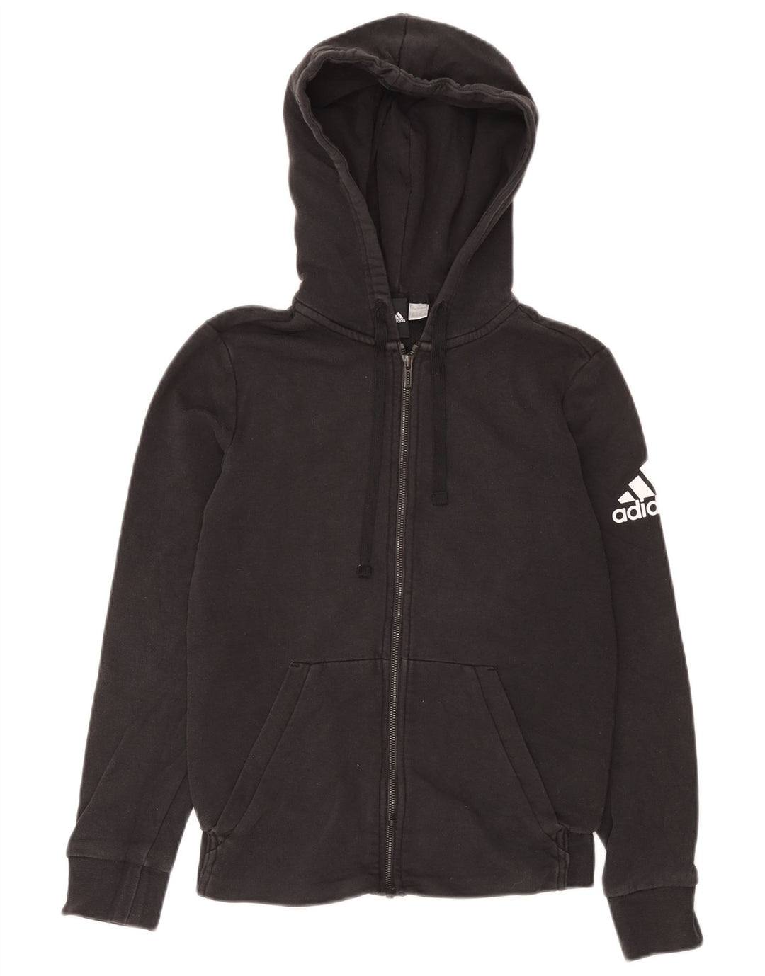 Adidas Dame Hættetrøje Sweater UK 10 Small Black