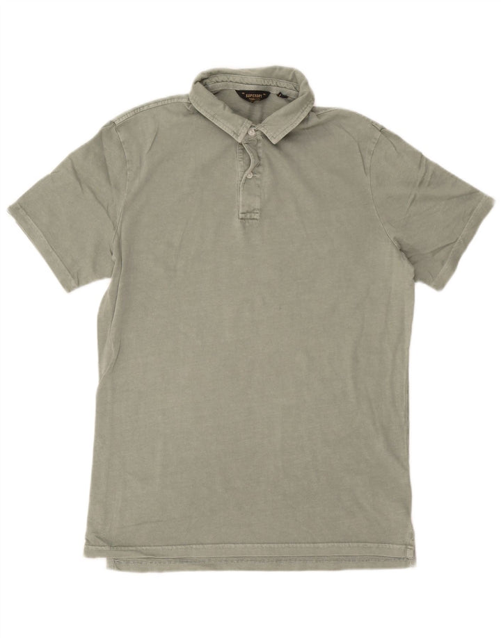 Superdry Polo Shirt til mænd Stor grøn bomuld