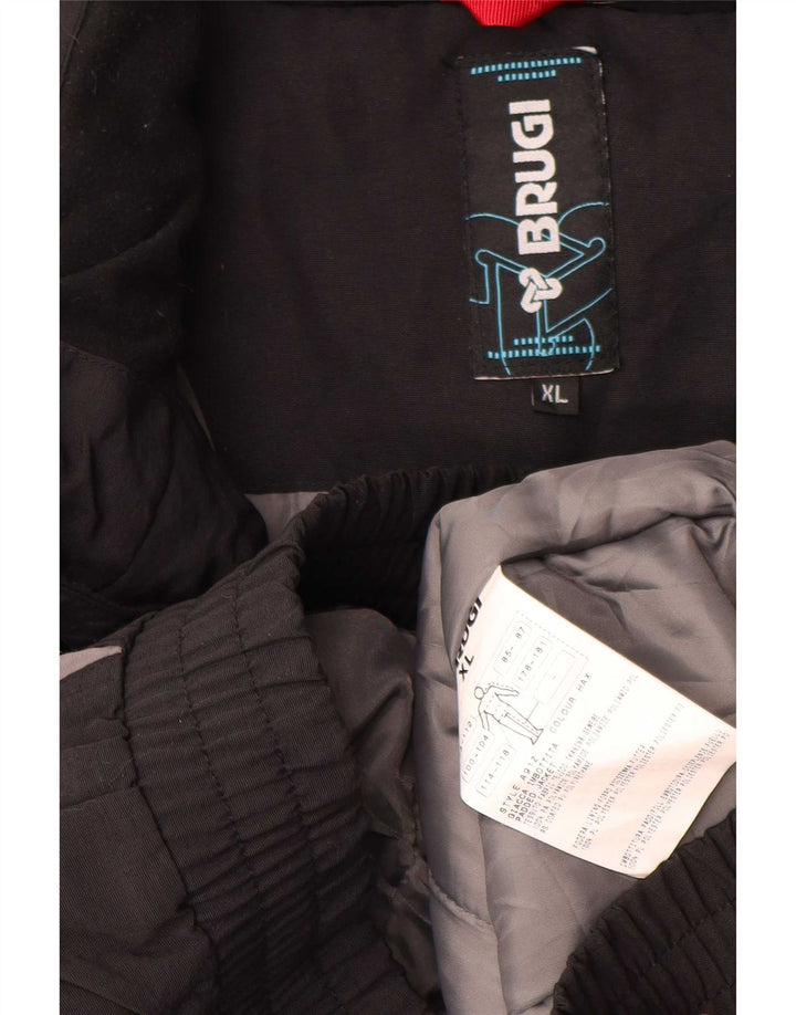 Brugi Herre Hættevindjakke UK 42 XL Sort Colourblock Polyester