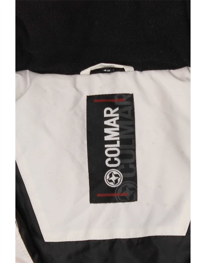 Colmar Dame Hætte Skijakke IT 42 Medium White Colourblock Sports