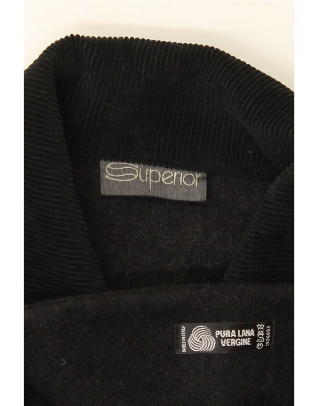 Superior Dame Poncho Coat One Size Grå Colourblock Uld