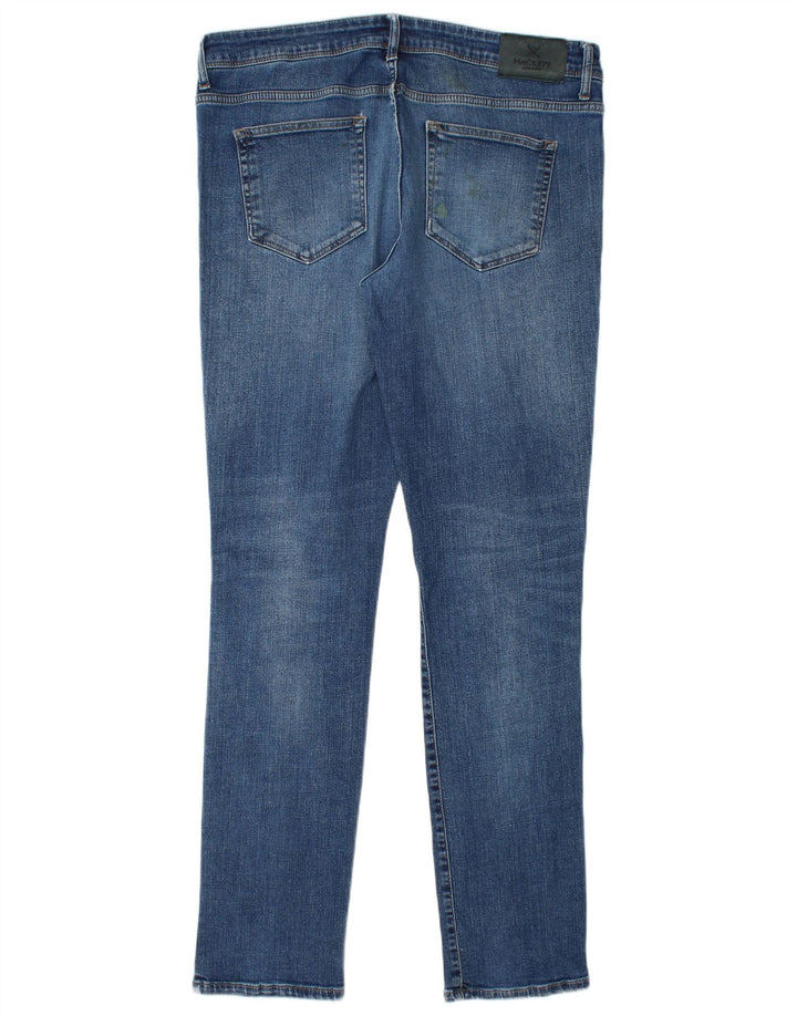 Hackett Herre Slim Jeans W36 L33 Blå Bomuld