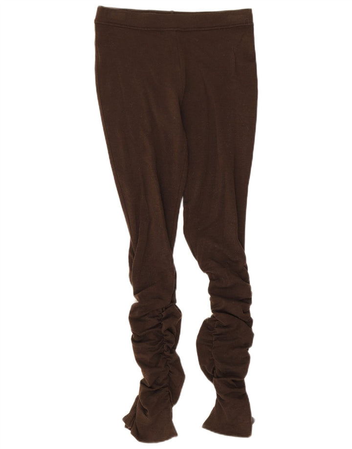 Roccobarocco Dame Leggings UK 8 Lille Brun
