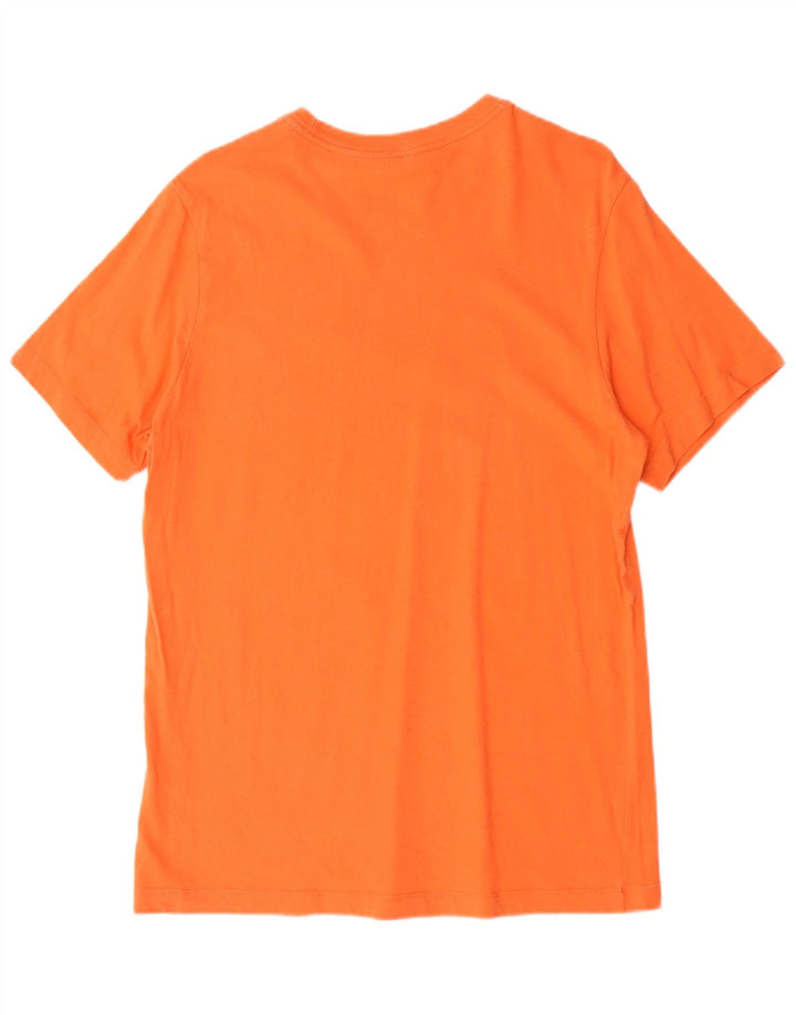 Nike grafisk t-shirt til mænd, medium orange bomuld