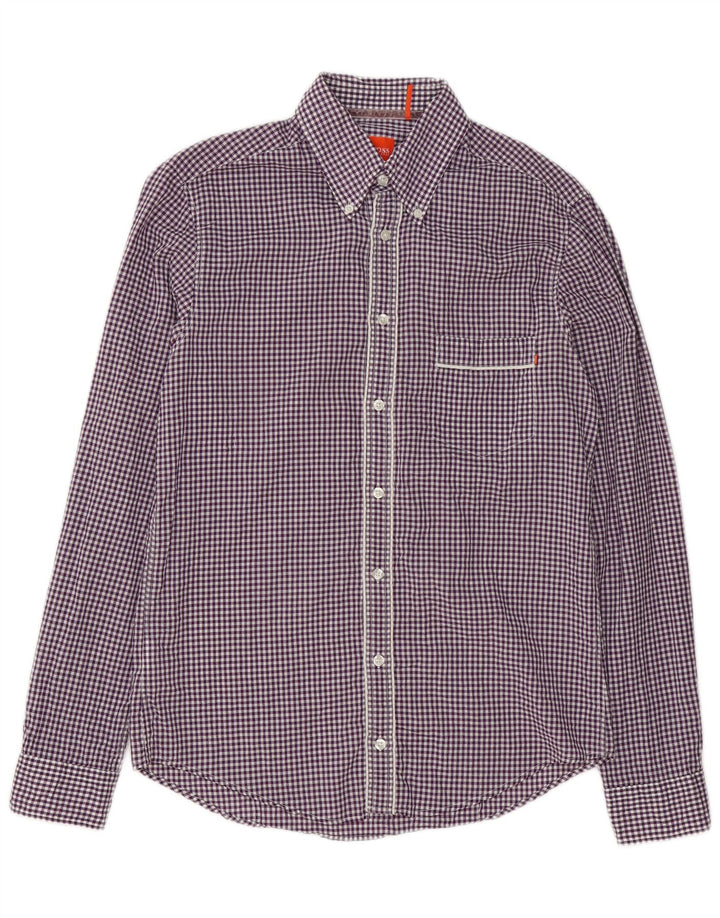 Superdry Herreskjorte Medium Lilla Gingham Cotton