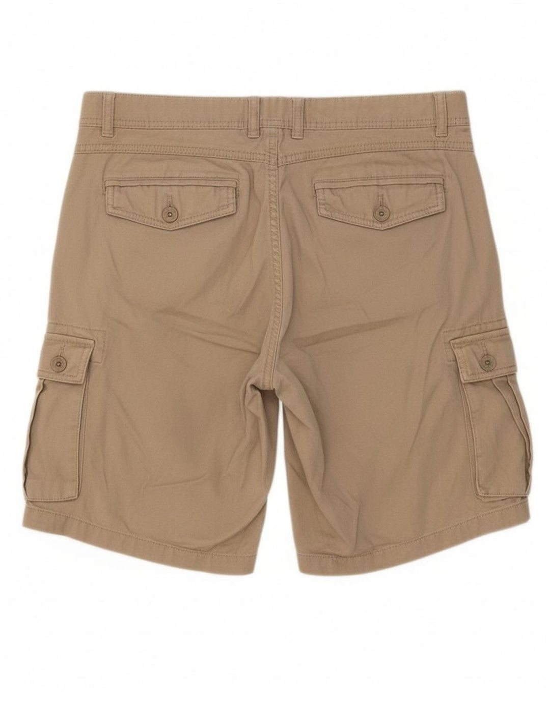 DACK'S Mens Regular Fit Cargo Shorts IT 52 XL W36 Beige Cotton