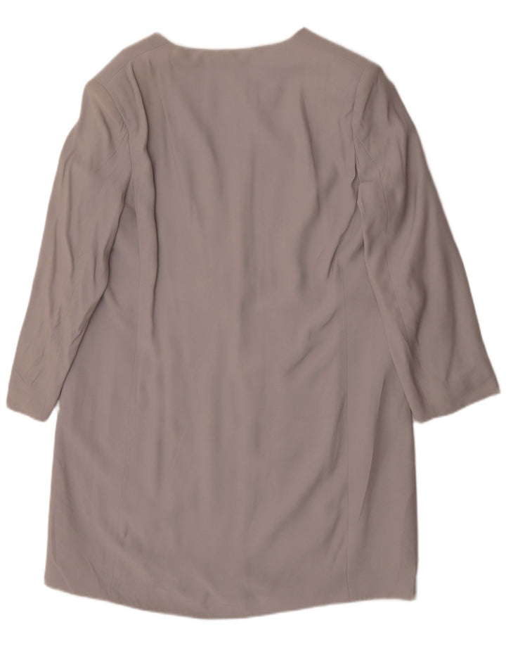Pierre Cardin Dame Overfrakke IT 48 XL Grå Acetat