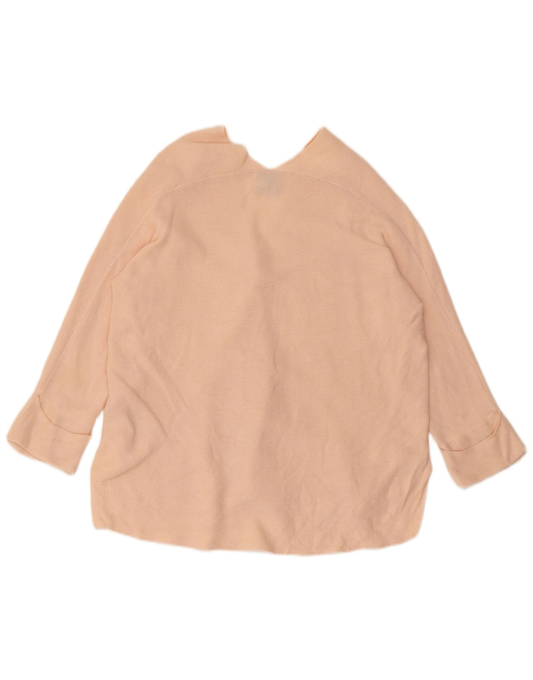 MASSIMO DUTTI Dame Oversized 3/4 ærmet bluse Top UK 10 Small Pink