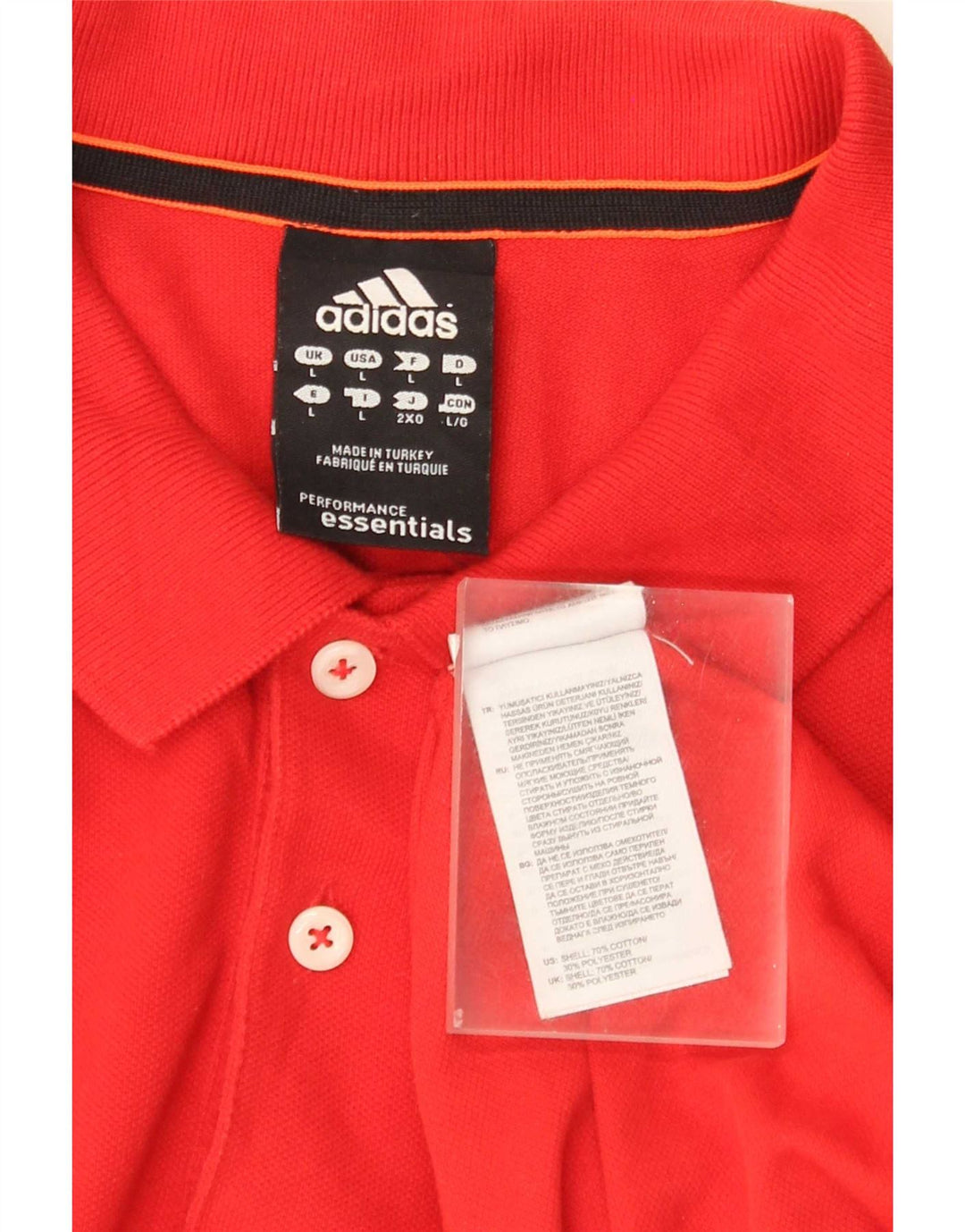 Adidas Herre Climalite Polo Shirt Stor Rød Bomuld