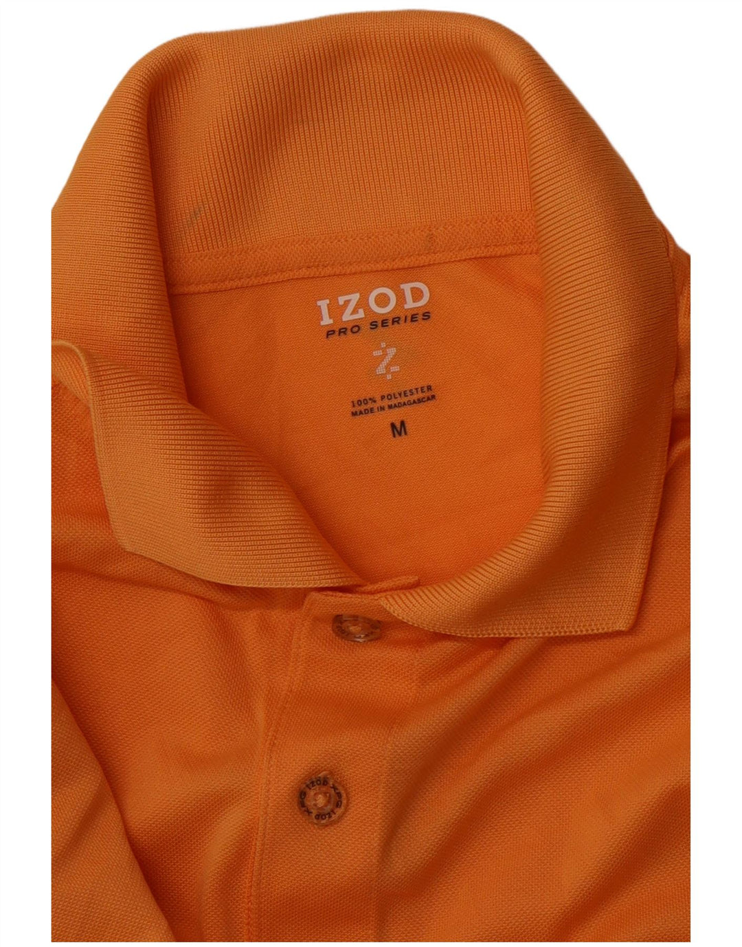 IZOD Poloskjorte til mænd Medium Orange Polyester