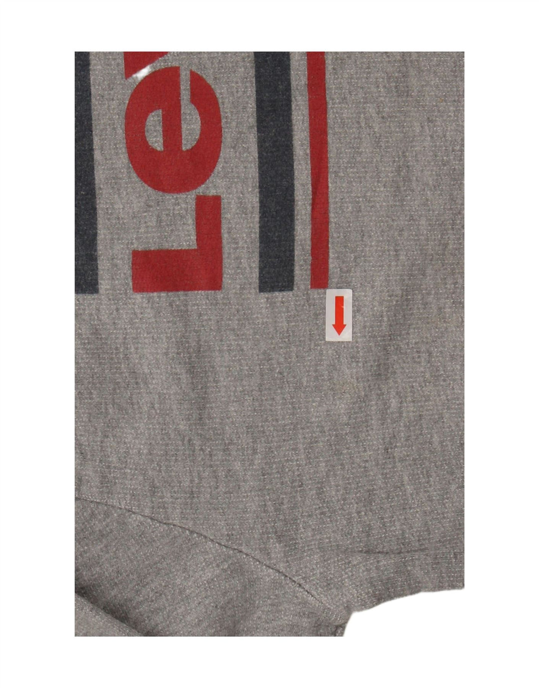 LEVI'S drenge grafisk sweatshirt trøje 11-12 år grå bomuld