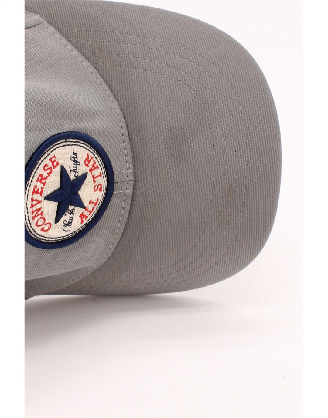 Converse grafisk baseballkasket til mænd One Size grå bomuld