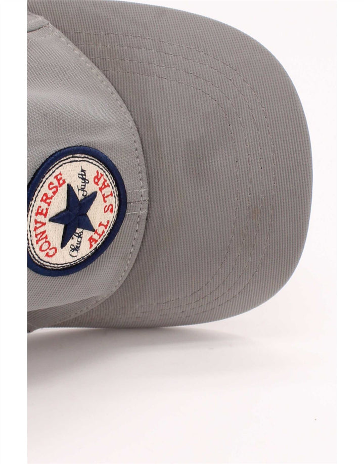 Converse grafisk baseballkasket til mænd One Size grå bomuld