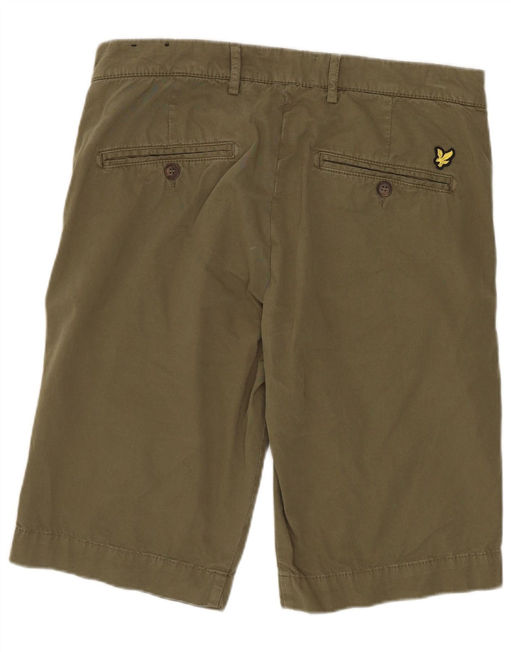 Lyle & Scott Herre Chino Shorts W31 Medium Khaki Bomuld