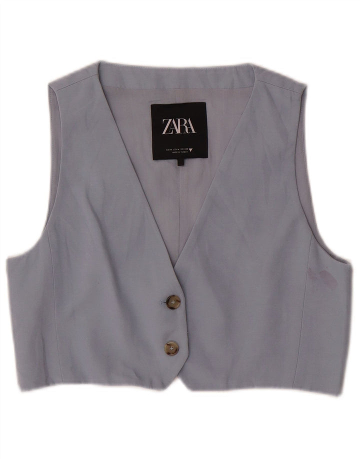 Zara Damevest UK 12 Medium Blue