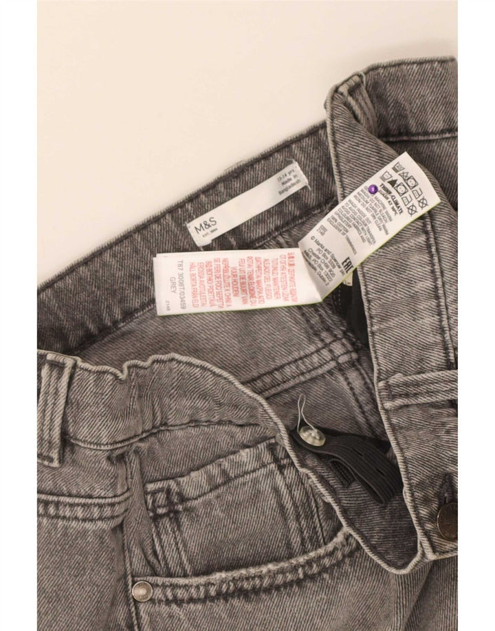 Marks & Spencer Boys denimshorts 13-14 år W30 Grå bomuld