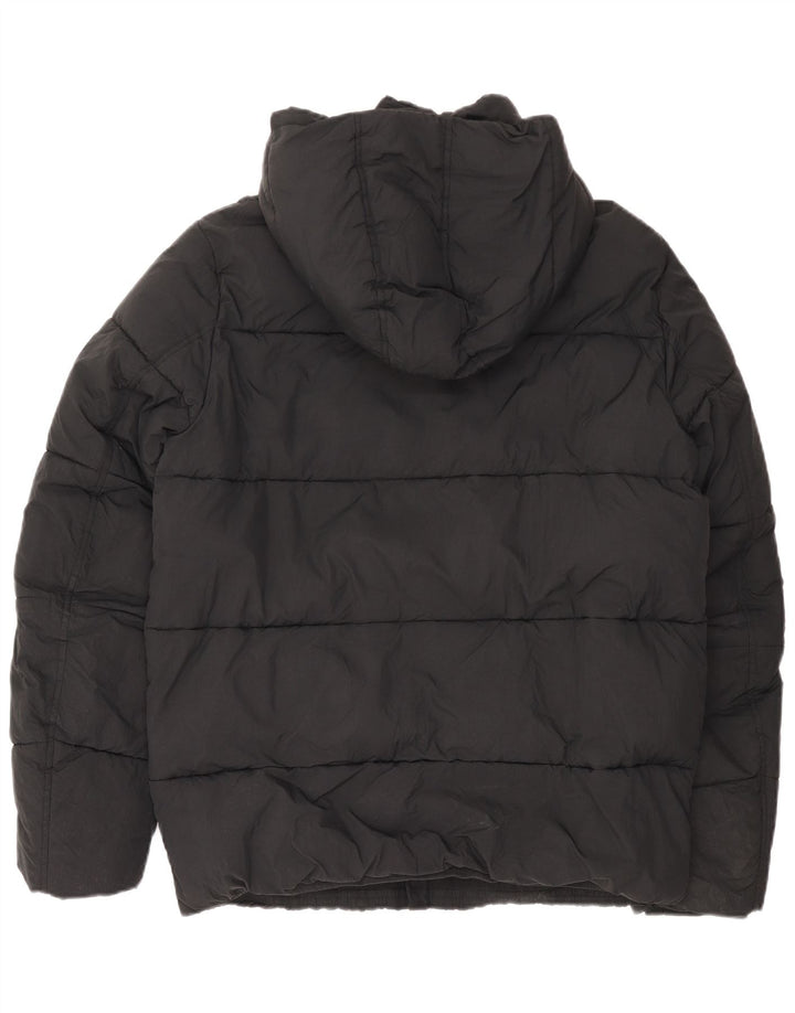 Calvin Klein Herre hættepolstret jakke UK 42 XL Sort