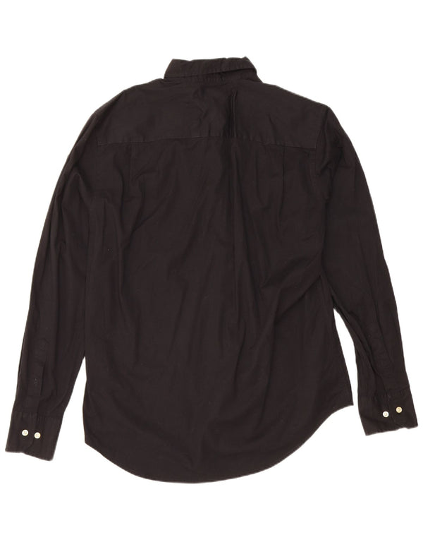 Tommy Hilfiger Herre Custom Fit skjorte medium sort bomuld