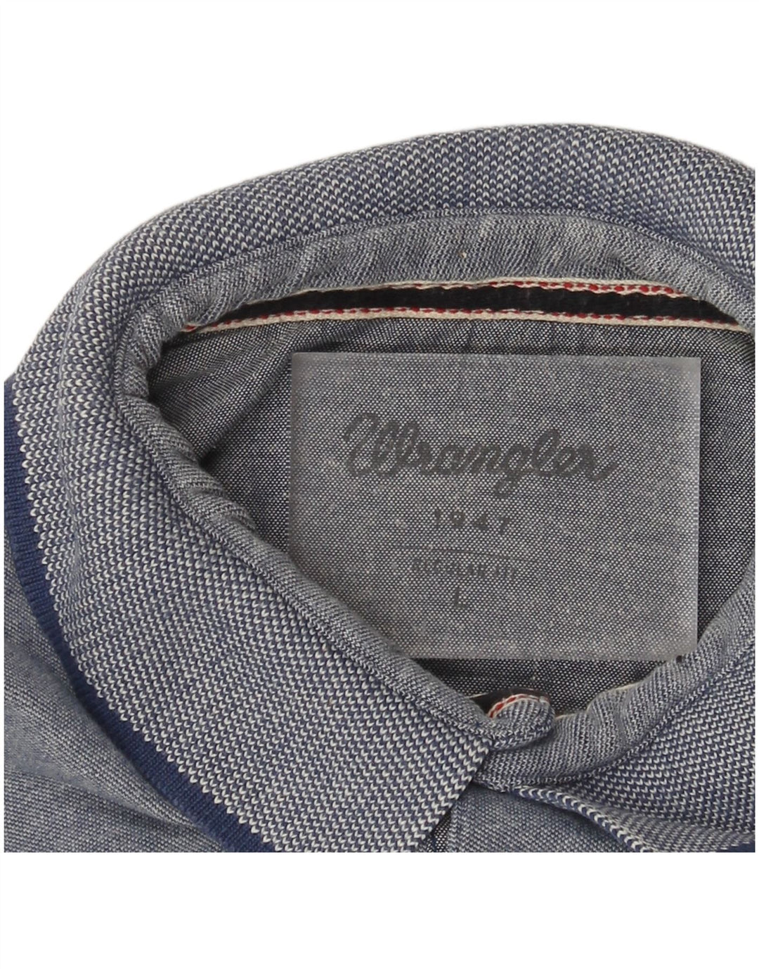 Wrangler herre Regular Fit Polo Shirt Large Blue