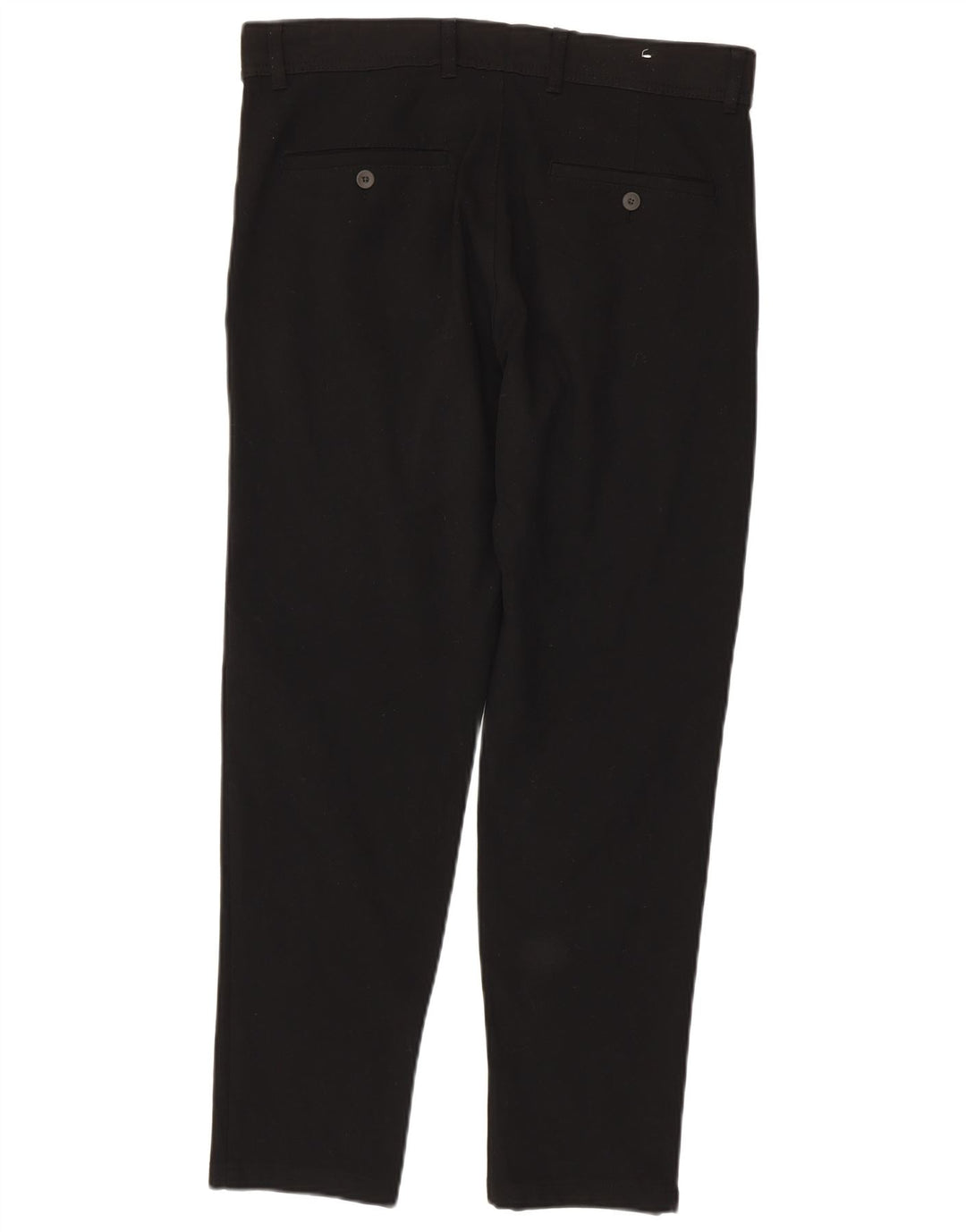 Zara Herre Slim Chino Bukser EU 40 Medium W31 L29 Sort Polyester