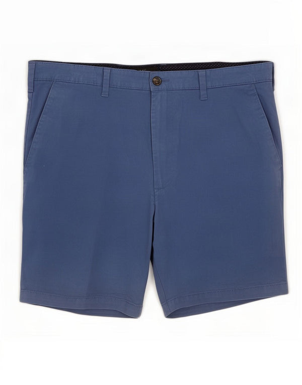 Marks & Spencer Herre Chino Shorts W38 XL Blå Bomuld