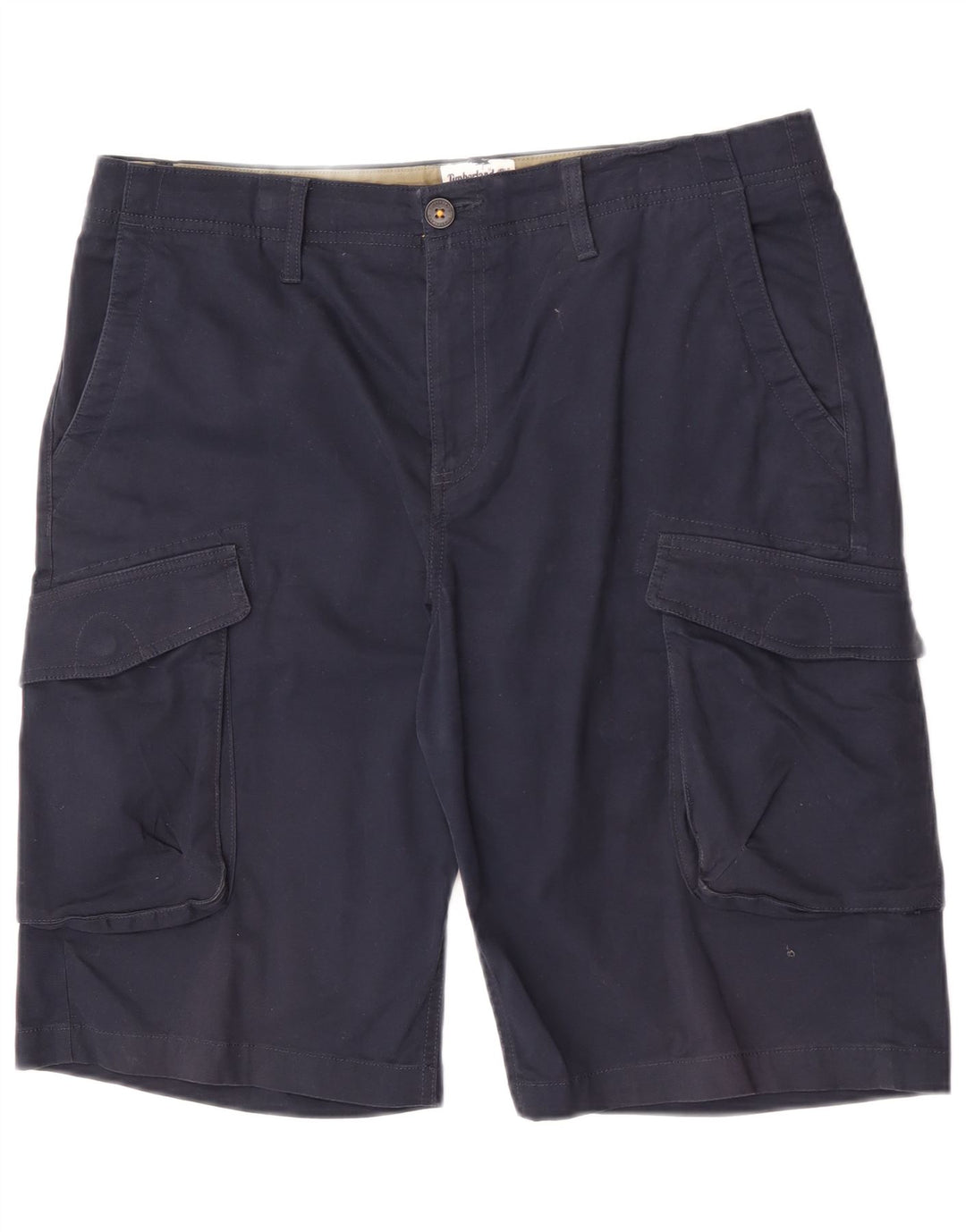 Timberland Herre Cargo Shorts W34 store marineblå bomuld