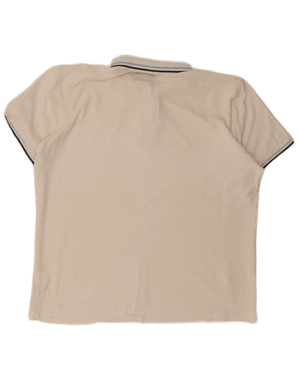 Lotto Herre Polo Shirt 2XL Hvid Bomuld