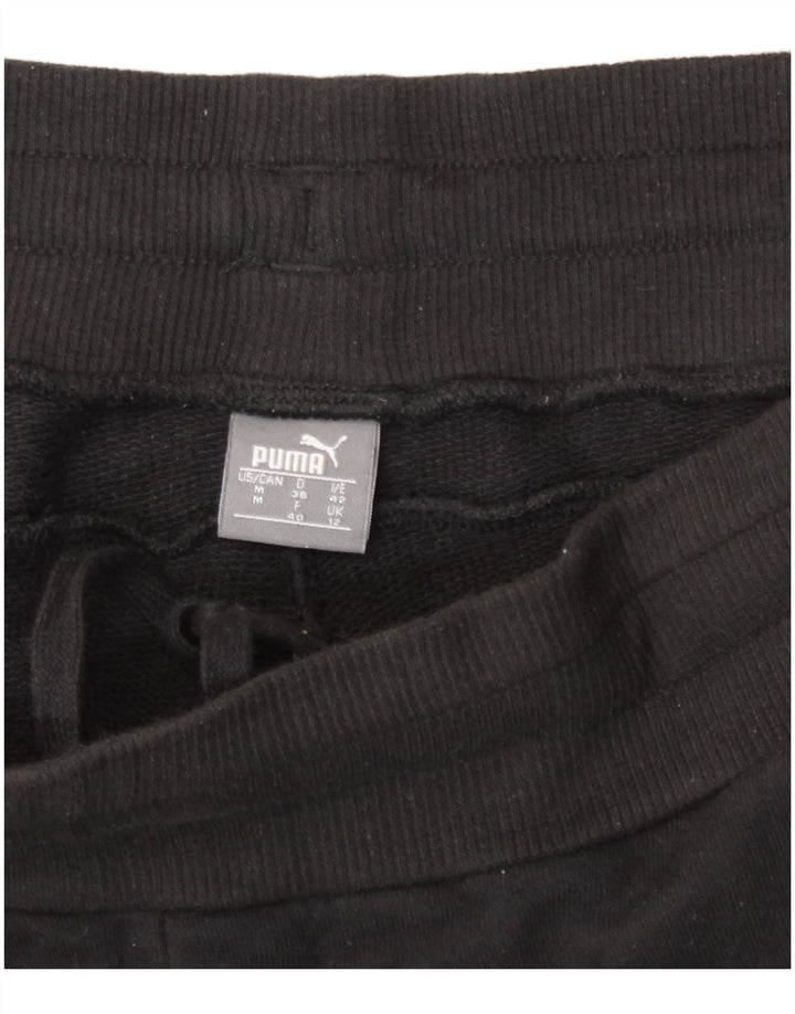 Puma Træningsdragtsbukser til kvinder UK 12 Medium Sort Polyester