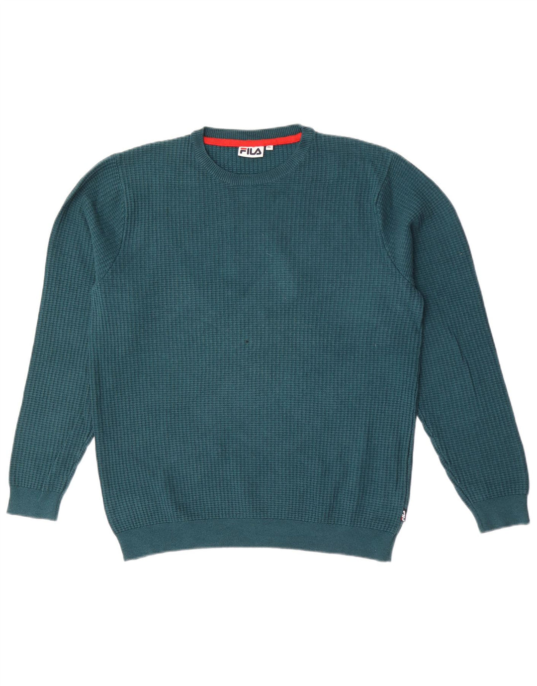 Fila Herre sweater med rund hals XL blå bomuld