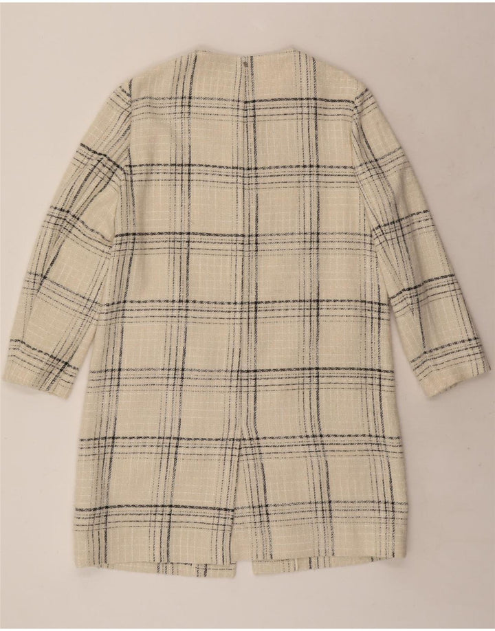 Ted Baker Dameoverfrakke Str. 4 Large Off White Ternet akryl