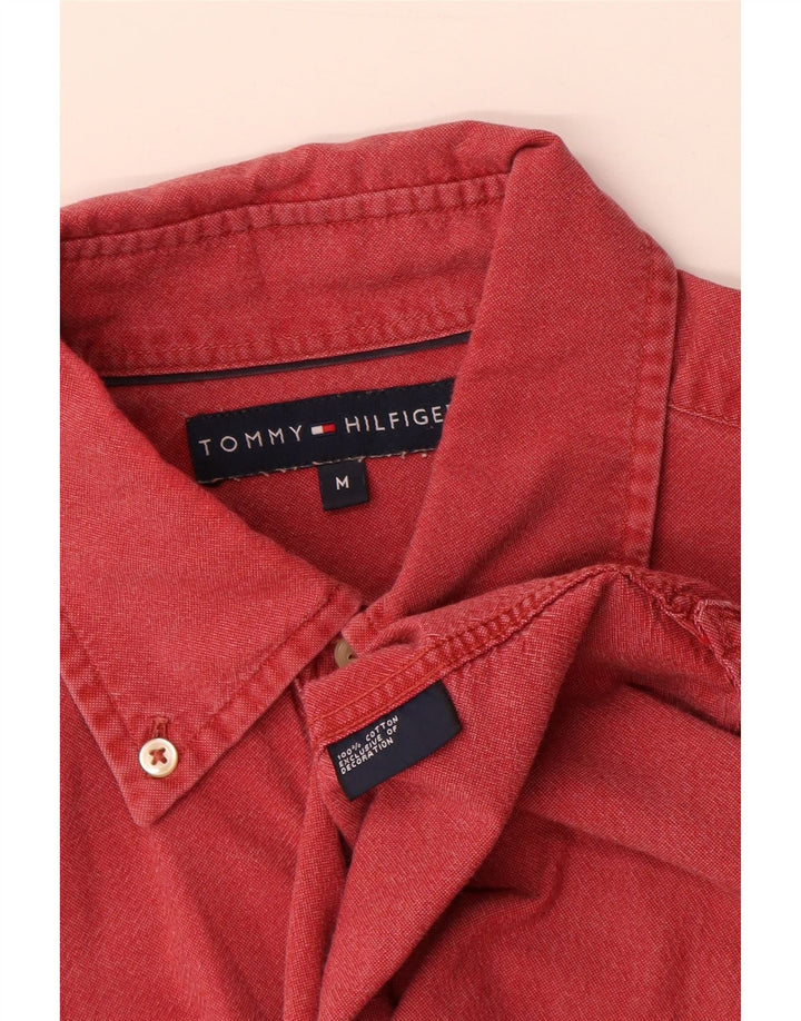 Tommy Hilfiger Herreskjorte Medium Rød Bomuld