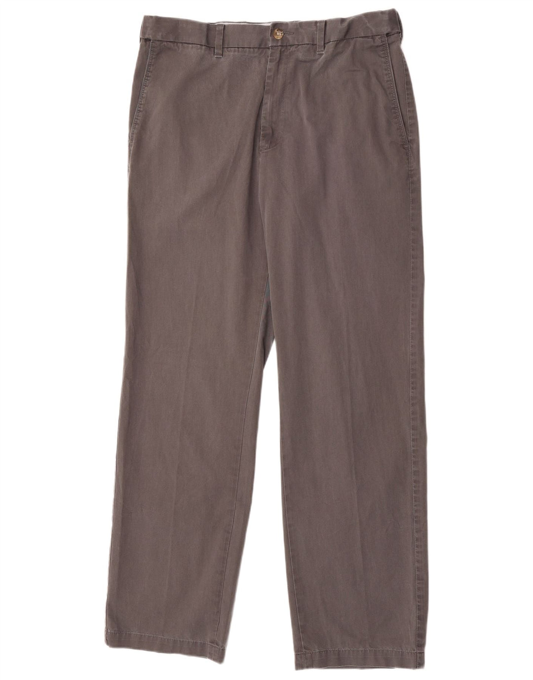 Marks & Spencer Herre Blue Harbor Lige Chinobukser W34 L33 Grå