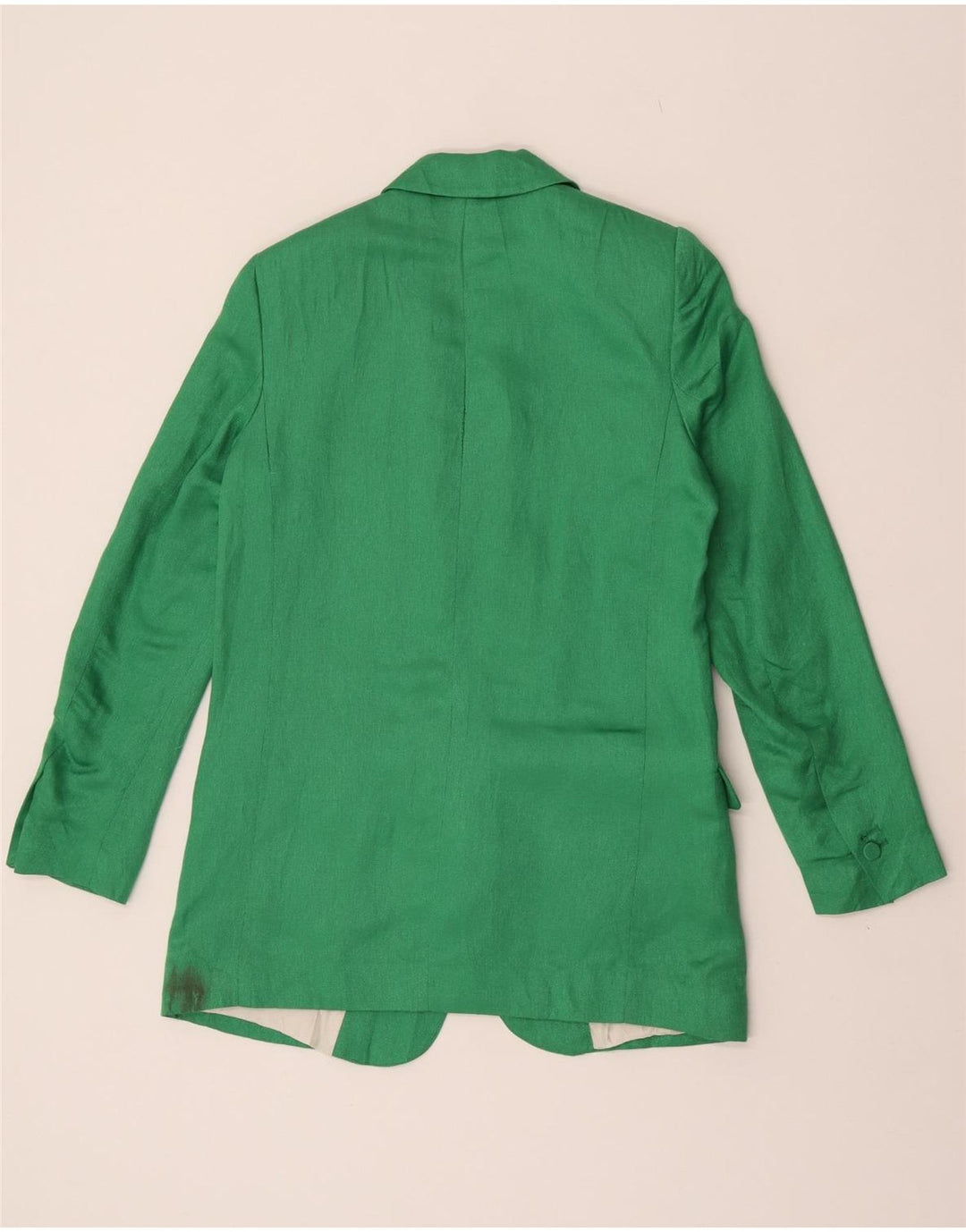 Zara Womens Open Blazer Jacket UK 10 Small Green