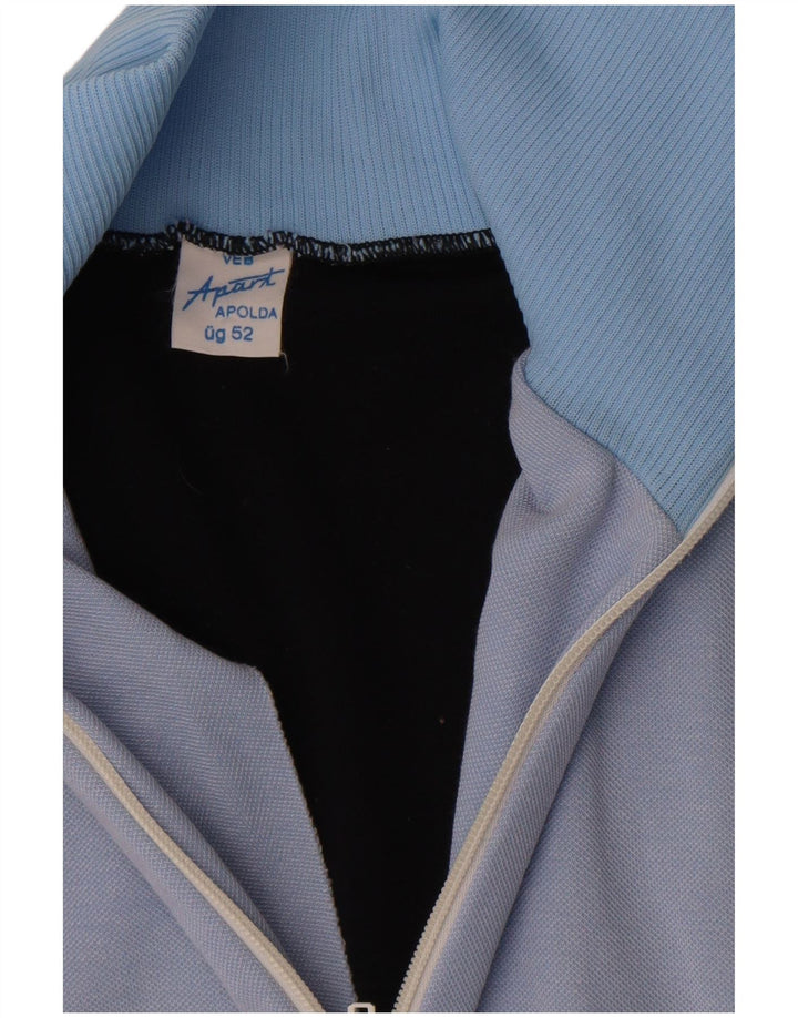 Apart Herre træningsdragt topjakke EU 52 Large Blue Colourblock