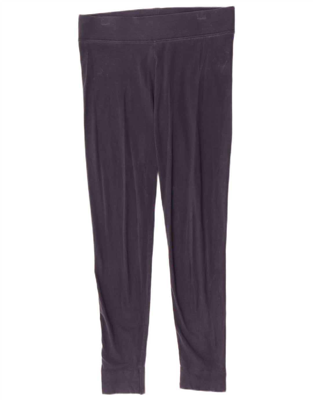 Marks & Spencer Dame Leggings UK 12 Medium Navy Blue Bomuld